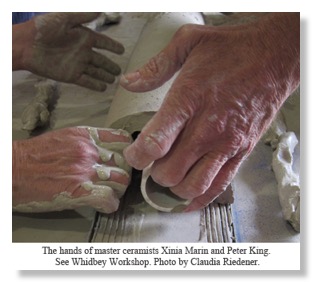 Peter & Zenia hands