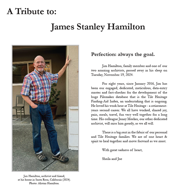 J. Hamilton Tribute